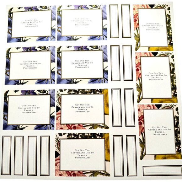 Anna Griffin 2003 Family Tree Album 12 Pages Only 12x12 Cut Aparts Frames RARE - Picture 10 of 15